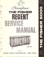 Fisher REGENT-5000 - Service Manual